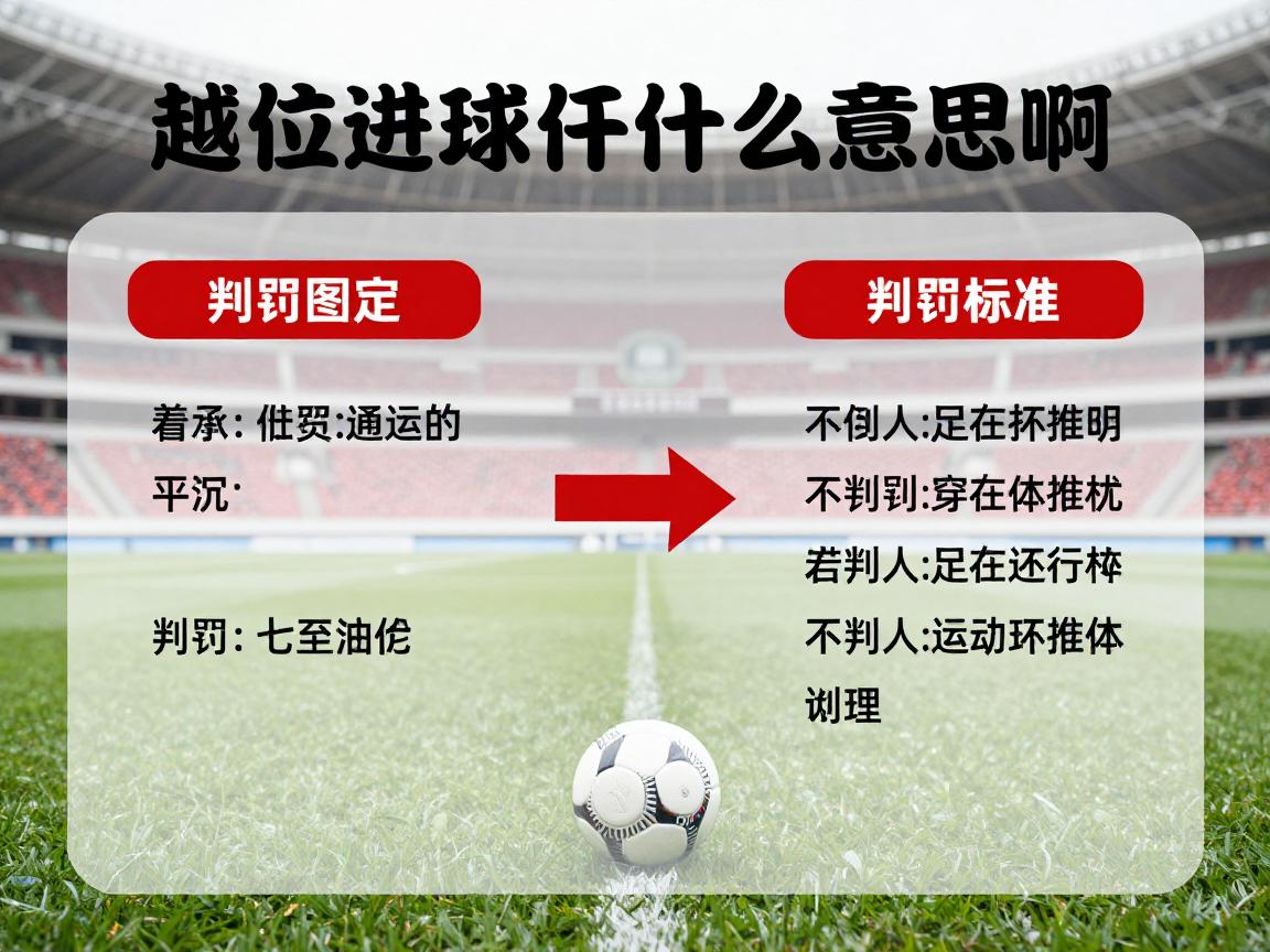 越位进球是什么意思啊,规则图解,判罚标准,新手入门教学 越位进球是什么意思啊,规则图解,判罚标准,新手入门教学