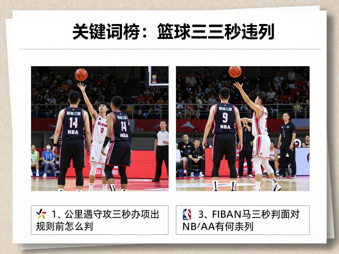 篮球三秒违例,什么是进攻三秒,防守三秒怎么判,FIBA和NBA规则有何不同 篮球三秒违例,什么是进攻三秒,防守三秒怎么判,FIBA和NBA规则有何不同
