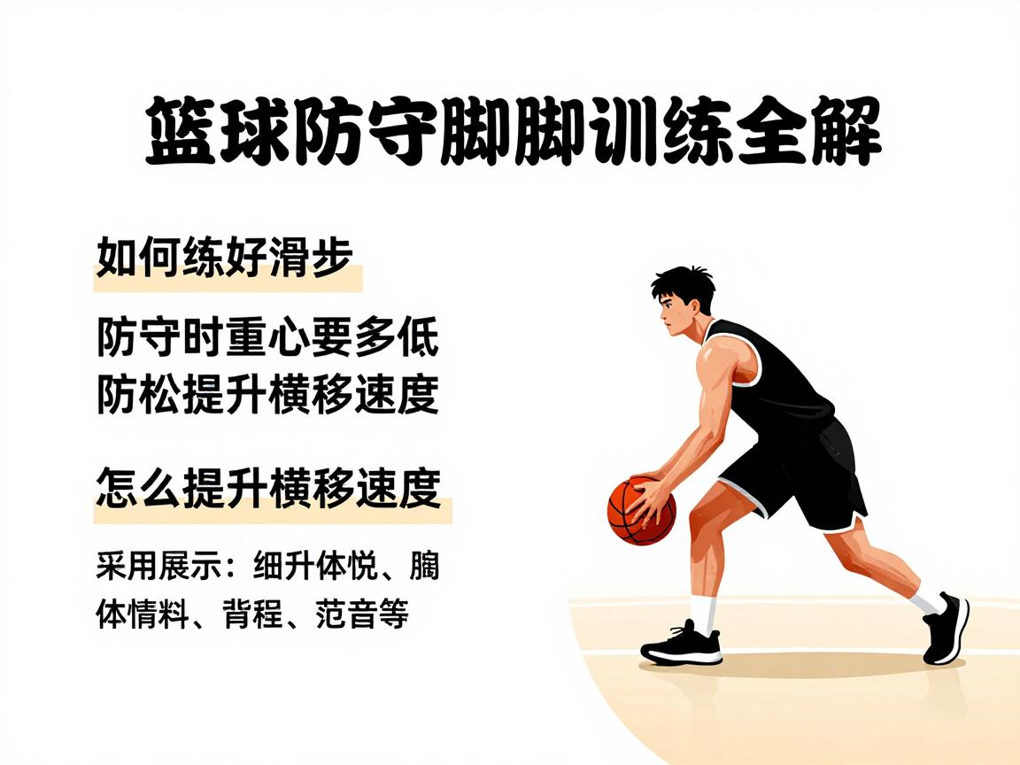 篮球防守脚步训练全解丨如何练好滑步,防守时重心要多低,怎么提升横移速度 篮球防守脚步训练全解丨如何练好滑步,防守时重心要多低,怎么提升横移速度