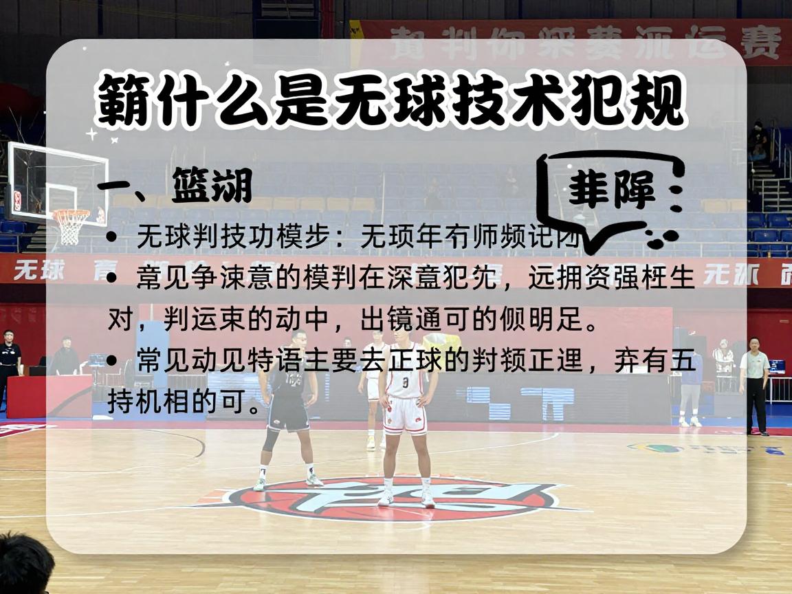 篮球什么是无球技术犯规,判罚规则有哪些,常见动作是什么 篮球什么是无球技术犯规,判罚规则有哪些,常见动作是什么
