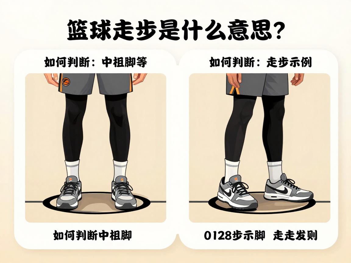篮球走步是什么意思图片,如何判断中枢脚,012步规则图解,常见走步示例 篮球走步是什么意思图片,如何判断中枢脚,012步规则图解,常见走步示例