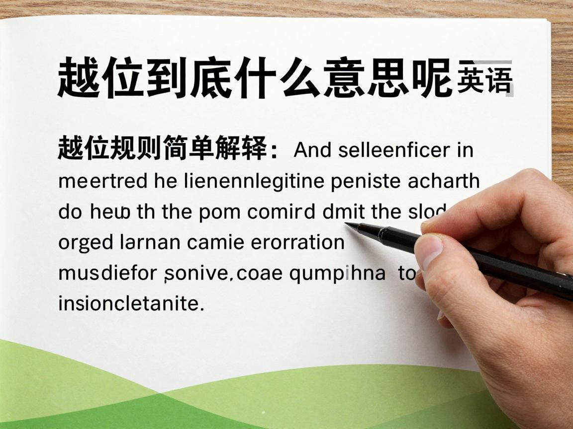 越位到底是什么意思呢英语,越位规则简单解释,如何判断越位犯规,越位用英语怎么说 越位到底是什么意思呢英语,越位规则简单解释,如何判断越位犯规,越位用英语怎么说