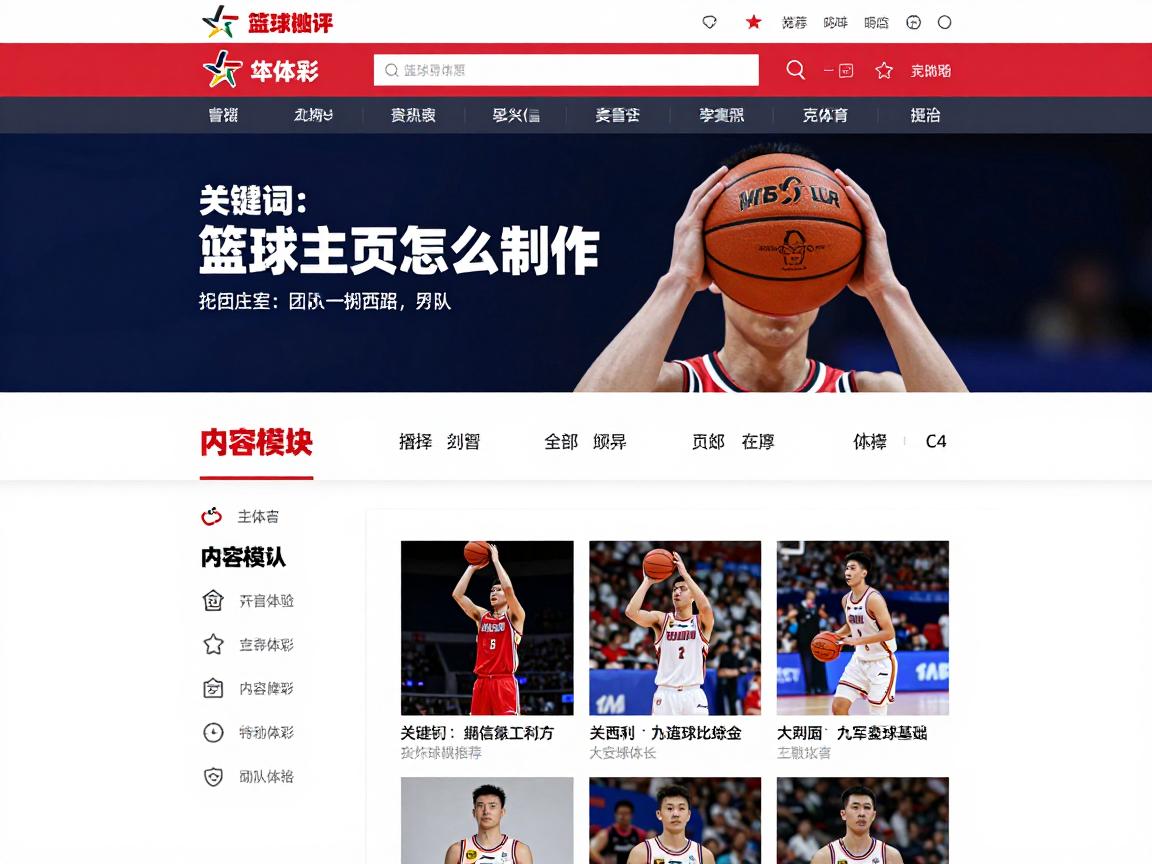 篮球主页怎么制作,设计风格如何选,内容模块有哪些,团队主页怎么建 篮球主页怎么制作,设计风格如何选,内容模块有哪些,团队主页怎么建