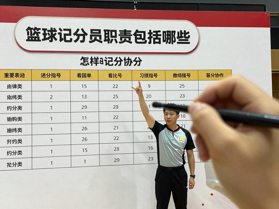 篮球记分员职责包括哪些,如何准确记录比分,怎样与裁判协作 篮球记分员职责包括哪些,如何准确记录比分,怎样与裁判协作