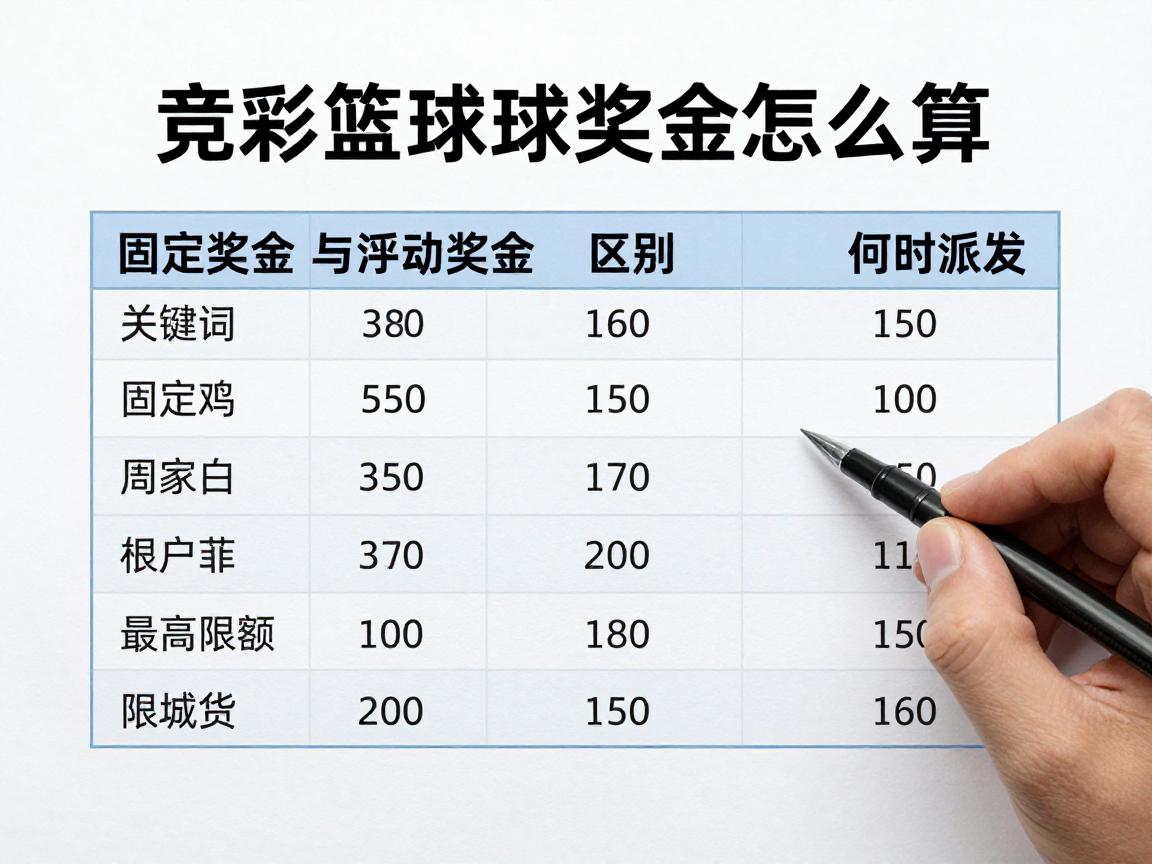 竞彩篮球奖金怎么算,固定奖金与浮动奖金区别,最高限额是多少,何时派发 竞彩篮球奖金怎么算,固定奖金与浮动奖金区别,最高限额是多少,何时派发