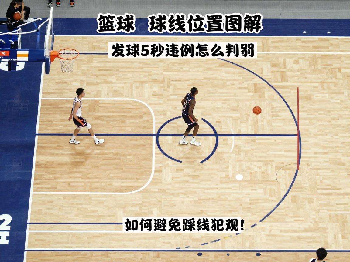 篮球发球线位置图解丨发球5秒违例怎么判罚,边线球战术怎么安排,如何避免踩线犯规 篮球发球线位置图解丨发球5秒违例怎么判罚,边线球战术怎么安排,如何避免踩线犯规