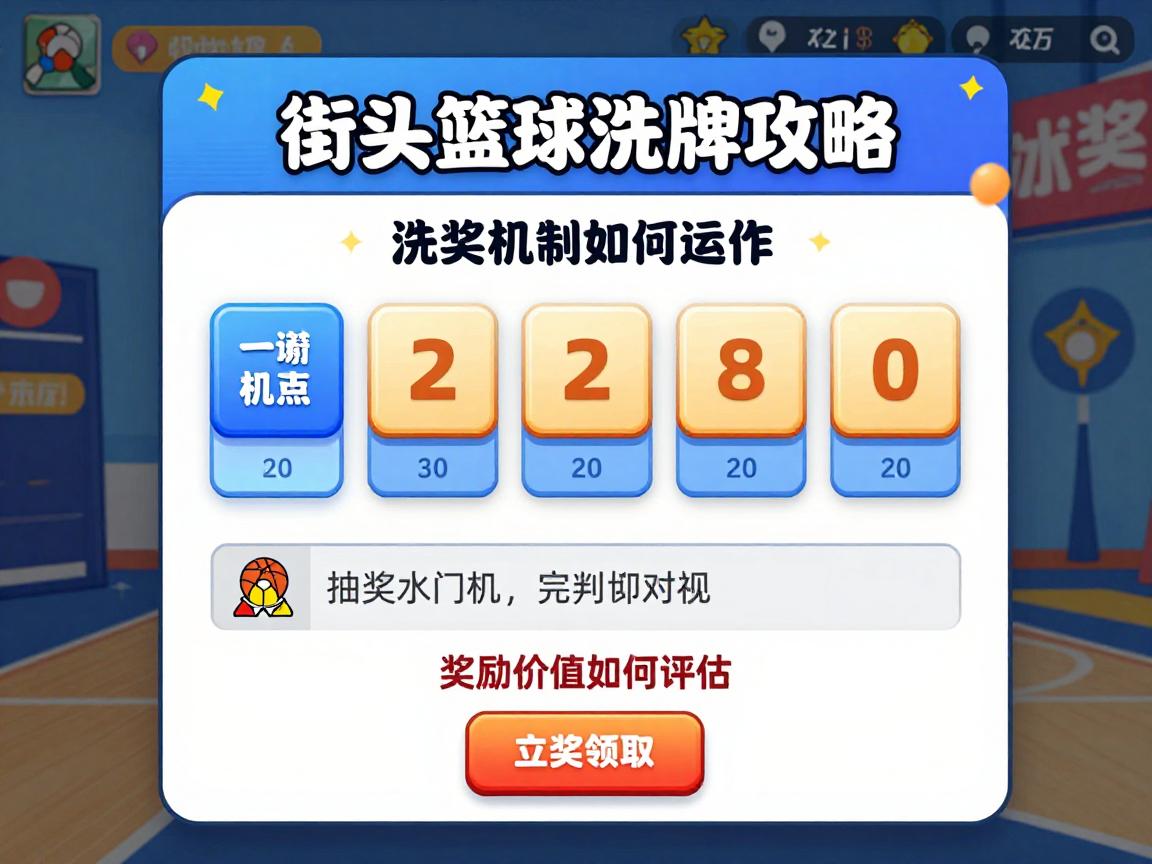 街头篮球洗牌攻略,抽奖时机如何判断,洗牌机制如何运作,奖励价值如何评估 街头篮球洗牌攻略,抽奖时机如何判断,洗牌机制如何运作,奖励价值如何评估