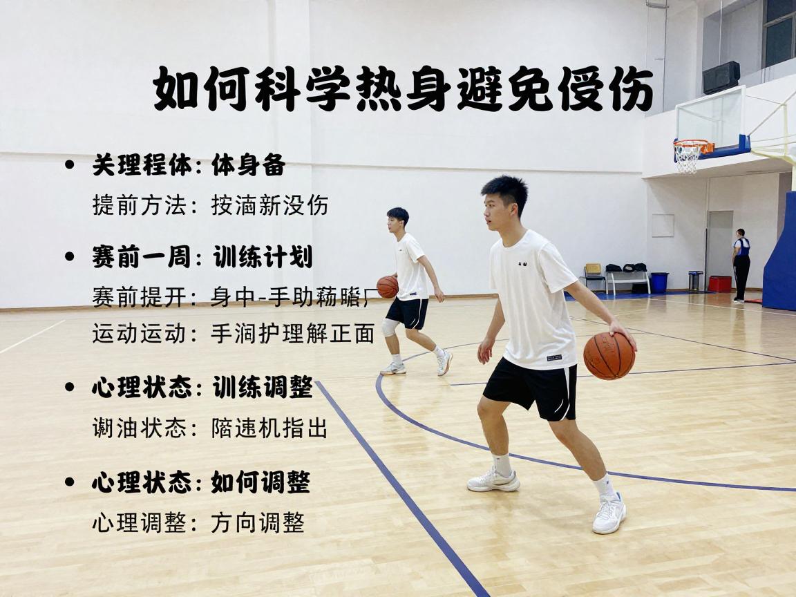 篮球比赛前准备,如何科学热身避免受伤,赛前一周训练计划怎么定,心理状态如何调整 篮球比赛前准备,如何科学热身避免受伤,赛前一周训练计划怎么定,心理状态如何调整